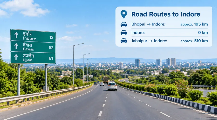 By Road - Indore