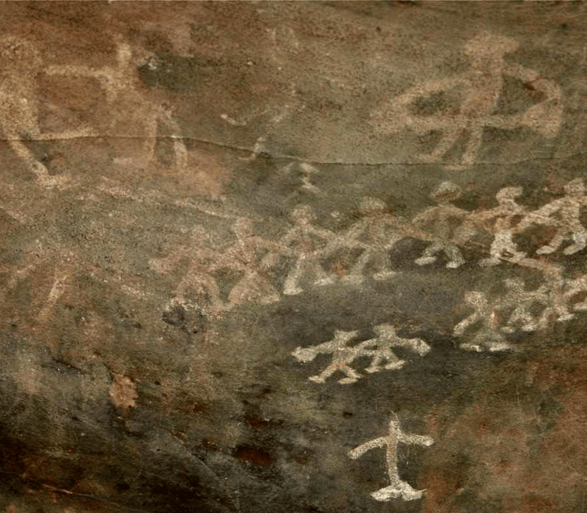 Bhimbetka - Dance Scene Shelter