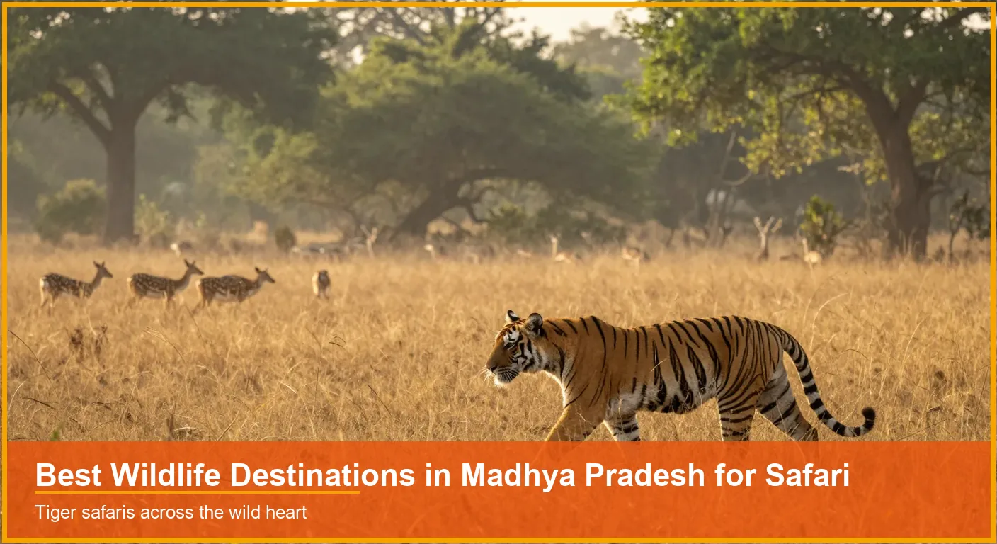 Best Wildlife Destinations in Madhya Pradesh for Safari