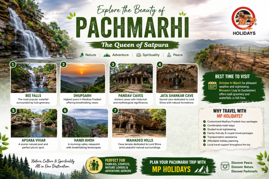 tourist places in Pachmarhi
